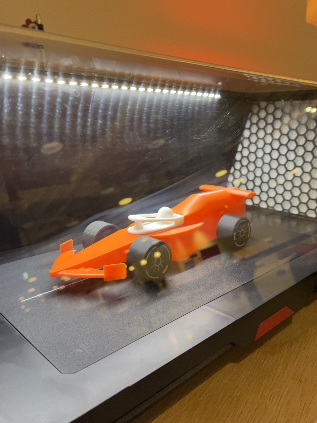 AMT Racing car display