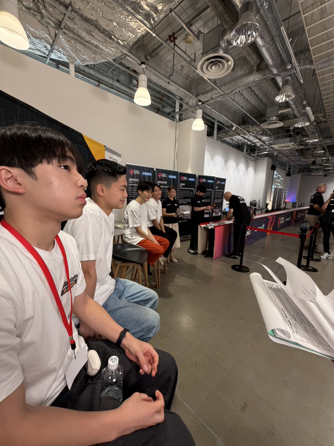 AMT Racing team at competition