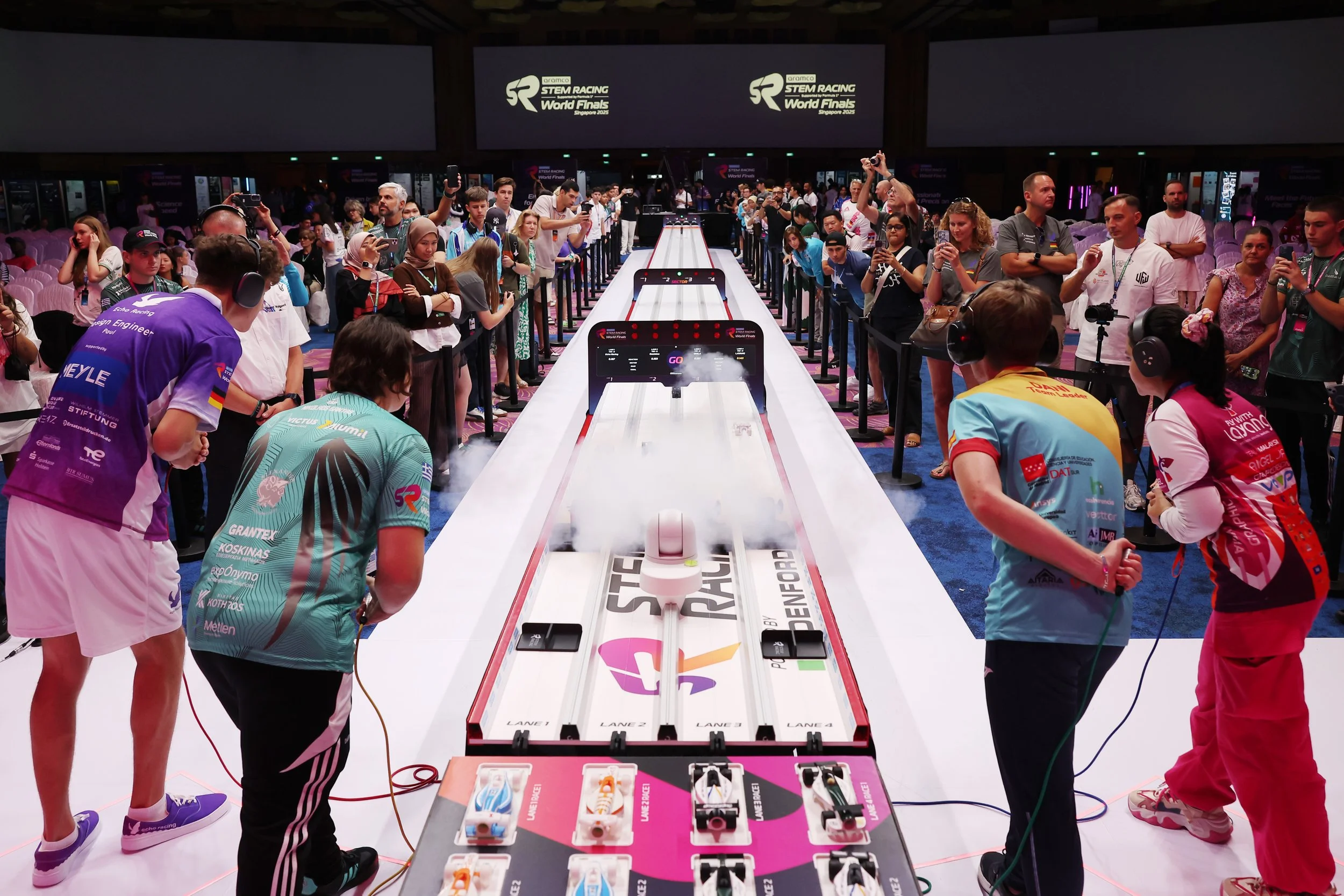 STEM Racing World Finals 2025 racing scene